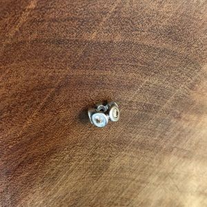 Pandora Sterling Silver Cream CZ Charm